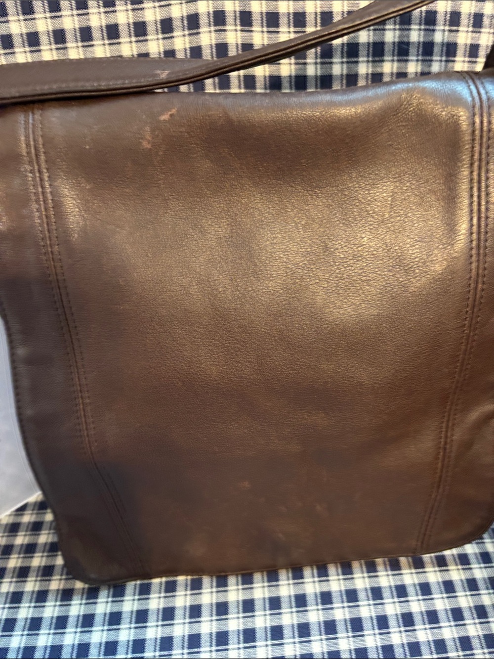 Coach 4183 Lexington flap Leather Messenger Bag vintage. 1998 Italy - Picture 2 of 13